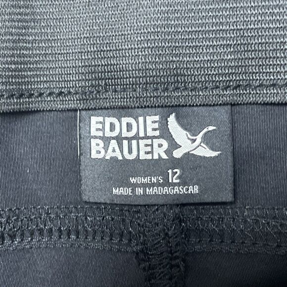 Eddie Bauer Women's Size 12 Horizon Straight Ankle Pant Black H1153 - Picture 6 of 11